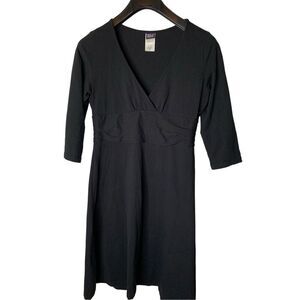 Patagonia Organic Cotton dress black women's size medium